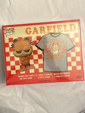 Funko Garfield Pop! Vinyl Figure & Tee Set